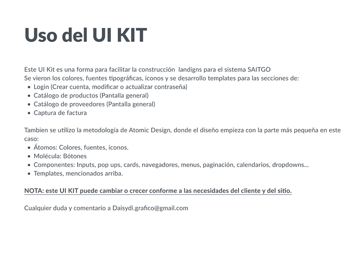 Saitgo — UI A