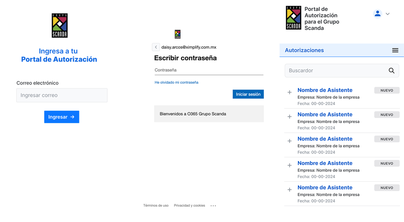 Grupo Scanda — Portal principal
