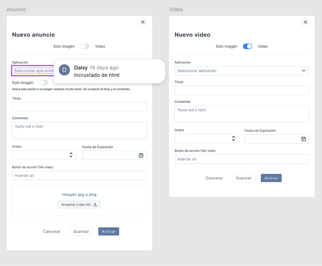 Ximplify — Panel admin